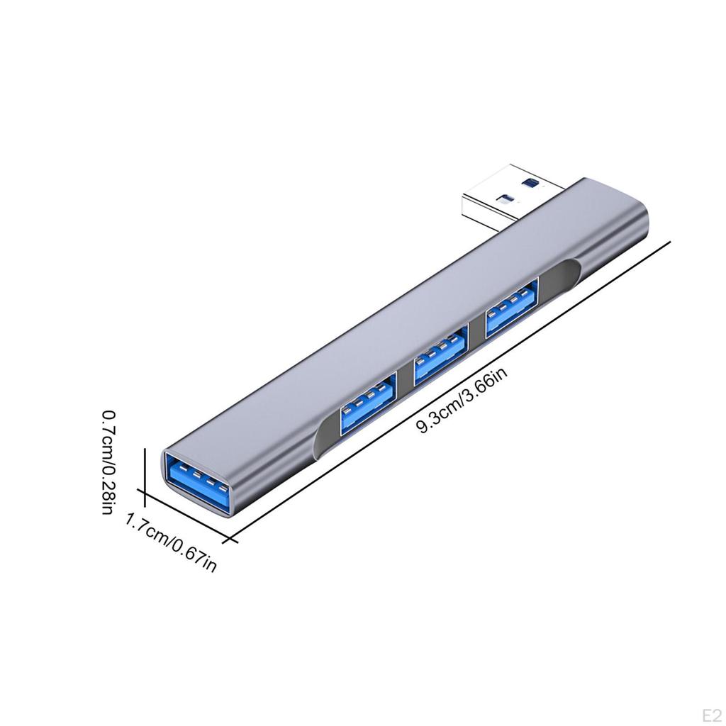 USB C Hub for Laptop Splitter 1 In 4 Out Port Multiport Adapter Docking Station