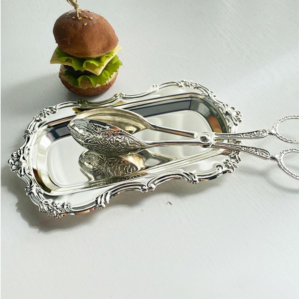 Stainless Steel Butterfly Snack Tray – Multi-Purpose Breakfast & Dessert Plate