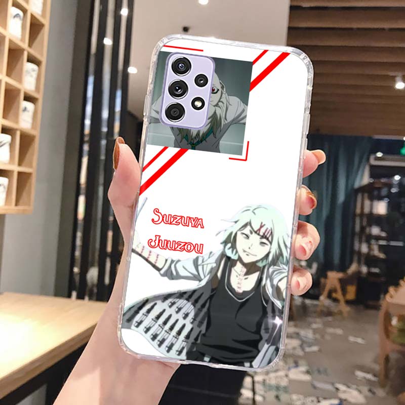 JUUZOU SUZUYA Tokyo Ghouls Phone Case Cover For Samsung Galaxy A13 A14 A15 A16 A17 A53 A54 A55 A56 A33 A34 A35 A36 A23 A24 A25 A
