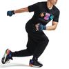 Under Armour T-shirt Girocollo con Stampa Logo American Vintage Uomo T-shirt Nere 1361676-001