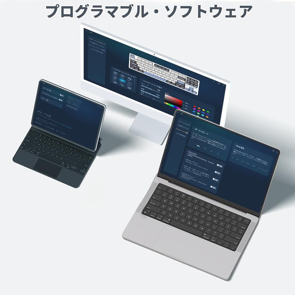 Enmakpak x VGN V87 Game Keyboard Wireless Mechanical Keyboard Programmable Keyboard 87 Keys Hot Swap Bluetooth2.4GHzUSB-C 3-mode Connection