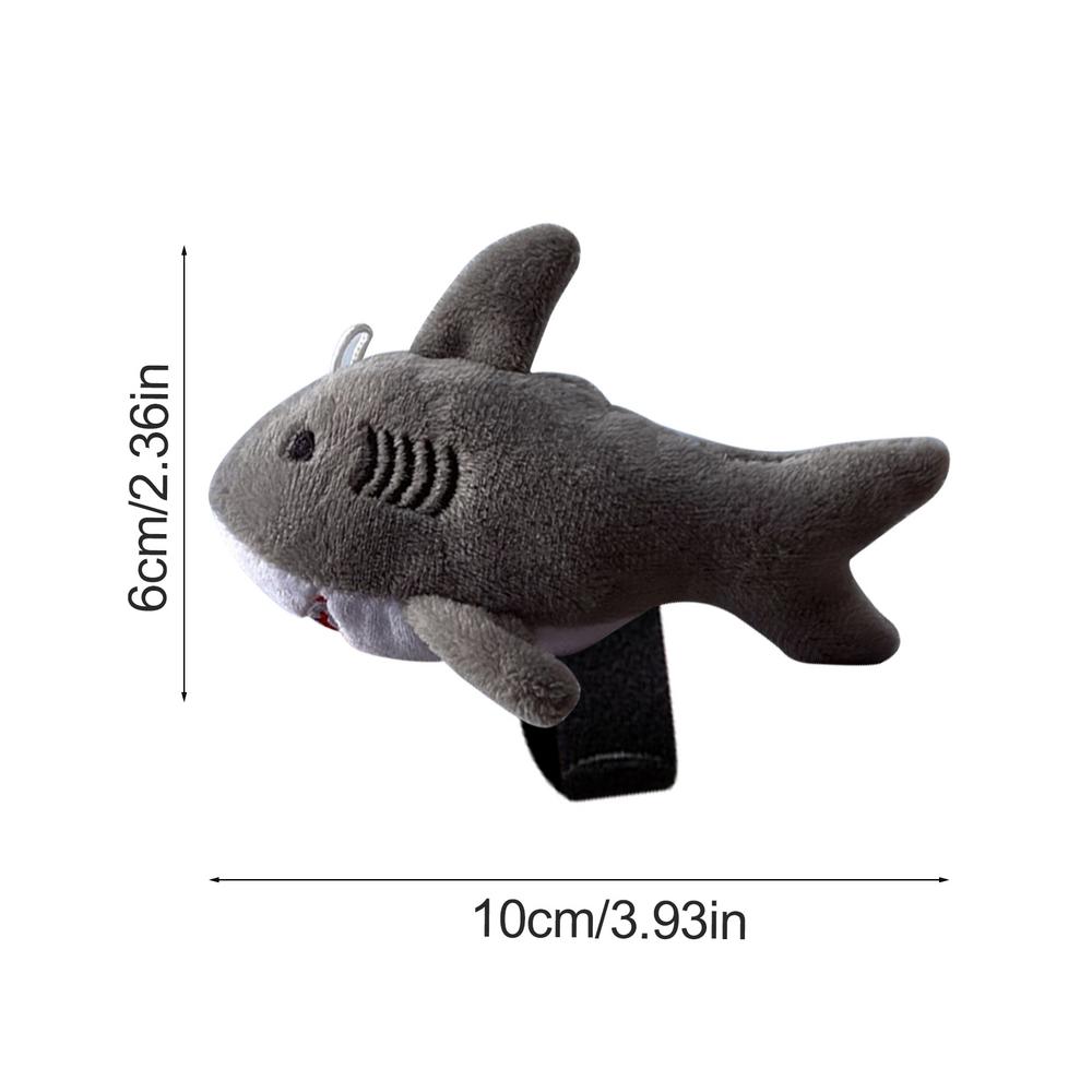 

Украшения для руля мотоцикла, милый мультяшный декор руля акулы, панда, кукольный декор, аксессуары для велоспорта для мотоцикла