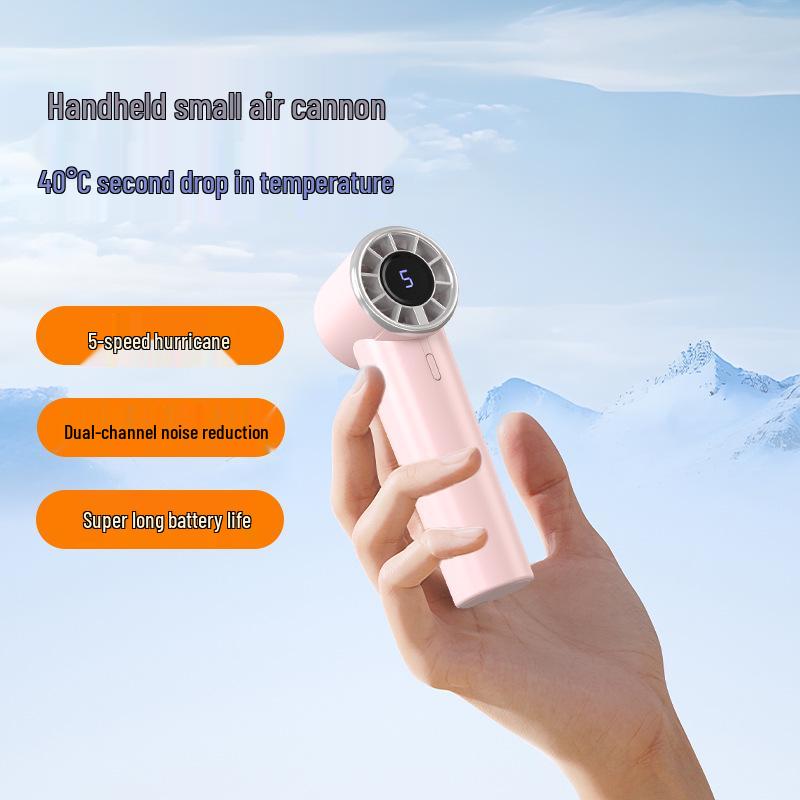 

Portable High-Speed Mini Turbo Fan with Large Airflow for Students and Outdoor Use Large Airflow