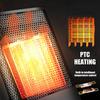 AC 220V Electric Space Heater/Portable Cooling Fan Table Handy Air Warmer Cooler Summer Winter Air Vent Fan for Home
