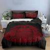 Viking helmet, red circle. Bedding sets Duvet cover sets Duvet covers Pillowcases(1 * Duvet Cover 2 * Pillowcases, without duvet insert)
