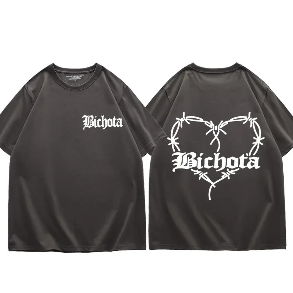 Rapper Karol G Bichota Graphic T Shirt WoFashion Casual Oversized Tees Summer Pure Cotton Man Crew Neck T-shirts Tops