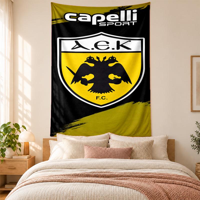 AEK Athens Tapestry Highquality for Decorating Living Room Bedroom Dorm Walls Ideal As Bedroom Wallart Orholiday Gift
