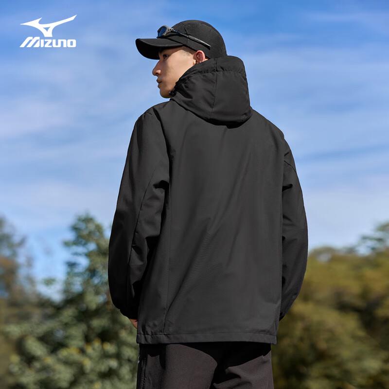 Mizuno Men's Hooded Outdoor Windproof & Waterproof Jacket