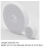 10M/Roll Double Side Hook and Loop Tape 10/12/14.5/20mm Green Garden Tape  Cable Management