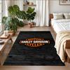 Harley-Davidson Print Crystal Velvet Plush Rug Anti?Slip Wear?Resistant Floor Carpet For Indoor Household Home Decoration
