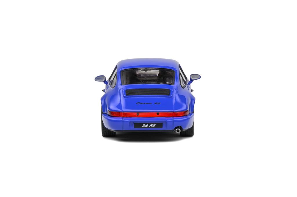Solido Scale Porsche 911 Carrera RS 1992 Blue SOLIDO Carrera Diecast Car 1/43 (964) [Used]