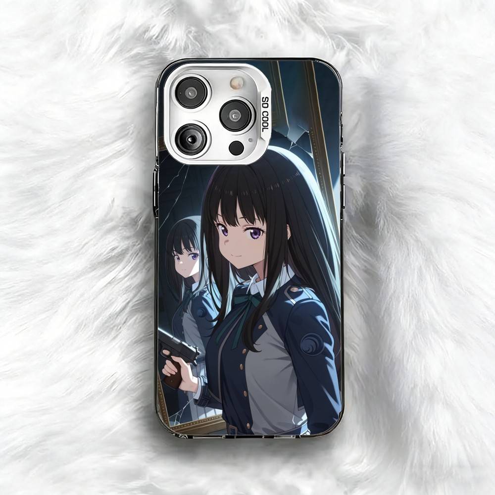 

DA I-Inoue T-Takina Phone Case For iPhone 16 17 15 14 12 13 Pro Max Black Color Shockproof Cover iPhone11PROMAX