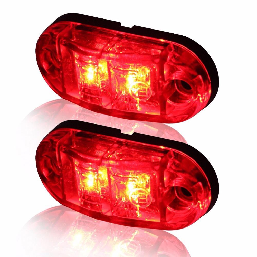5/1pcs LED Side Marker Lights for 12V-24V Trailer Trucks High Brightness Front Rear Tail Clearance Lamp Signal Lamp Warning Lamp