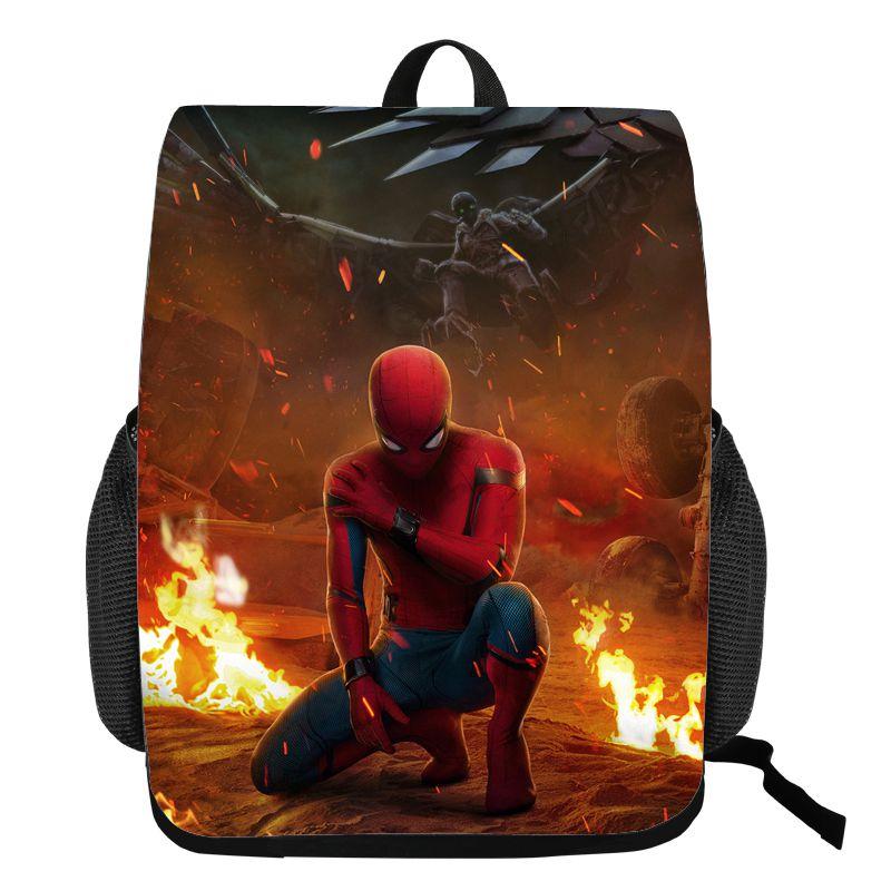 Spiderman Far From Home Stylish School Backpack With Removable Cover And Durable Design