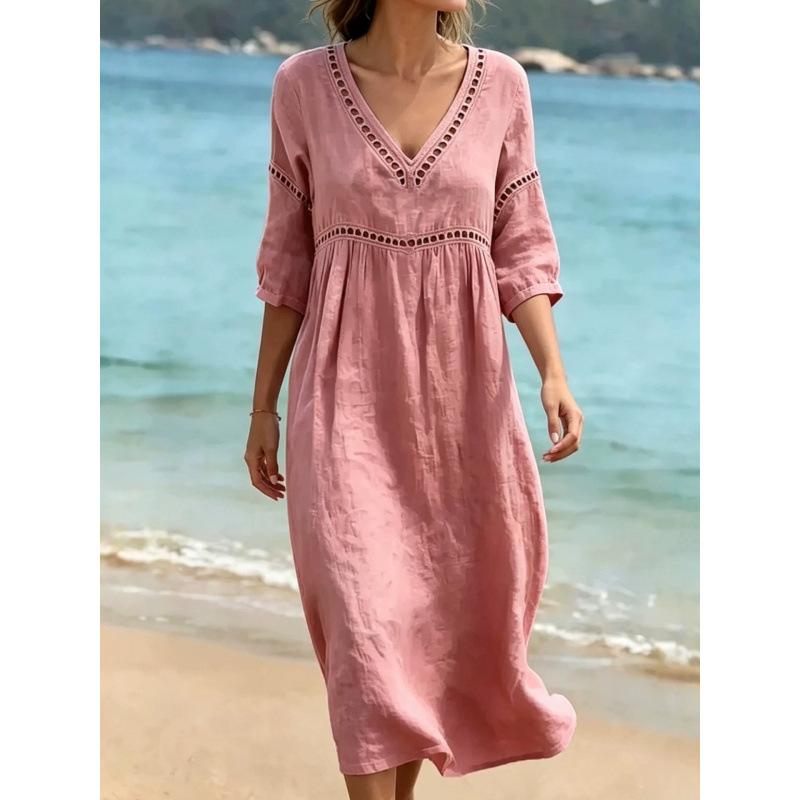 (The Object Is Not Perforated, 3D Printing Effect) 2026 Summer New European and American Solid Color Loose