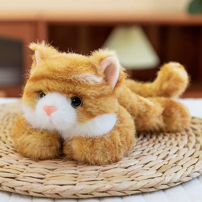 Hug Pocket Cat Pocket Doll Simulation Flower Cat Doll Decompression Table with Soothing Doll Plush Toy