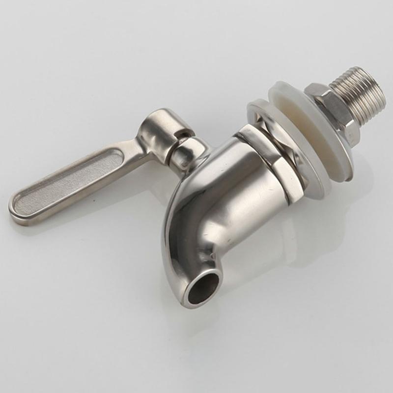 Weinfass-Ventilschalter-Edelstahl-Saftauslauf-Weinventil-Wasserspender-Schalter-Zapfhahn-Bierzapfhahn-Auslaufdicht