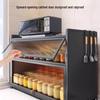 Multi-functional 3-Tier Kitchen Countertop Storage Rack