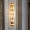 Elegant Crystal Wall Lamp for Hotel, Villa, Corridor, Club, KTV, Homestay, and Aisle Decorations