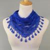 Fashionable Neckerchief Hollow Rose Scarf Lace Scarf