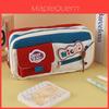 Cute Canvas Pencil Bag With Drawstrings Large Capacity For Students And Girls