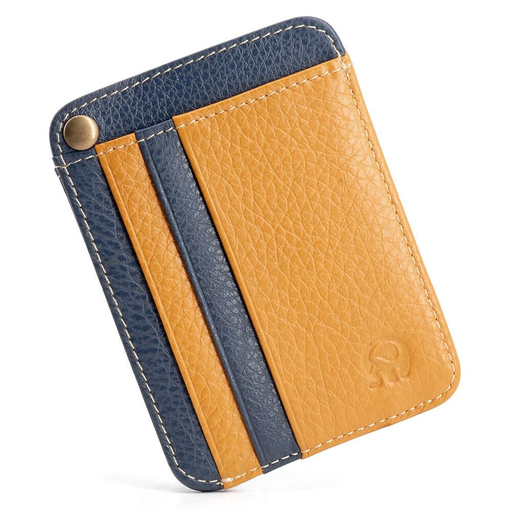 

2022 НОВЫЙ карман для удостоверения личности из натуральной кожи, чехол для кредитной карты, тонкий кошелек для карт, тонкий кошелек для мужчин и женщин, наличные, бумажные деньги, пакет карт, держатель для автобусных карт