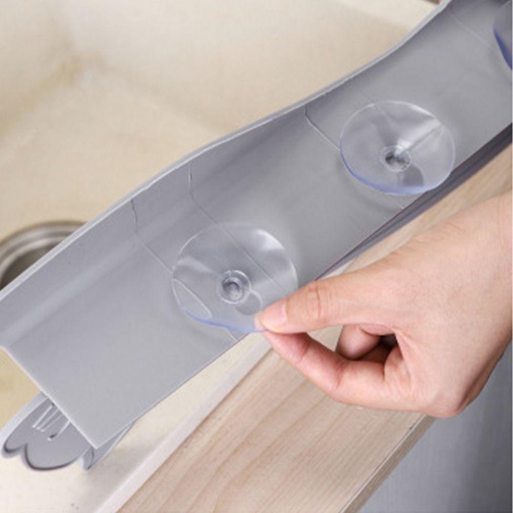 Suction Cup Base Sink Splash Guard Cute Water Blocking Board Sink Flap Block Splash Protector