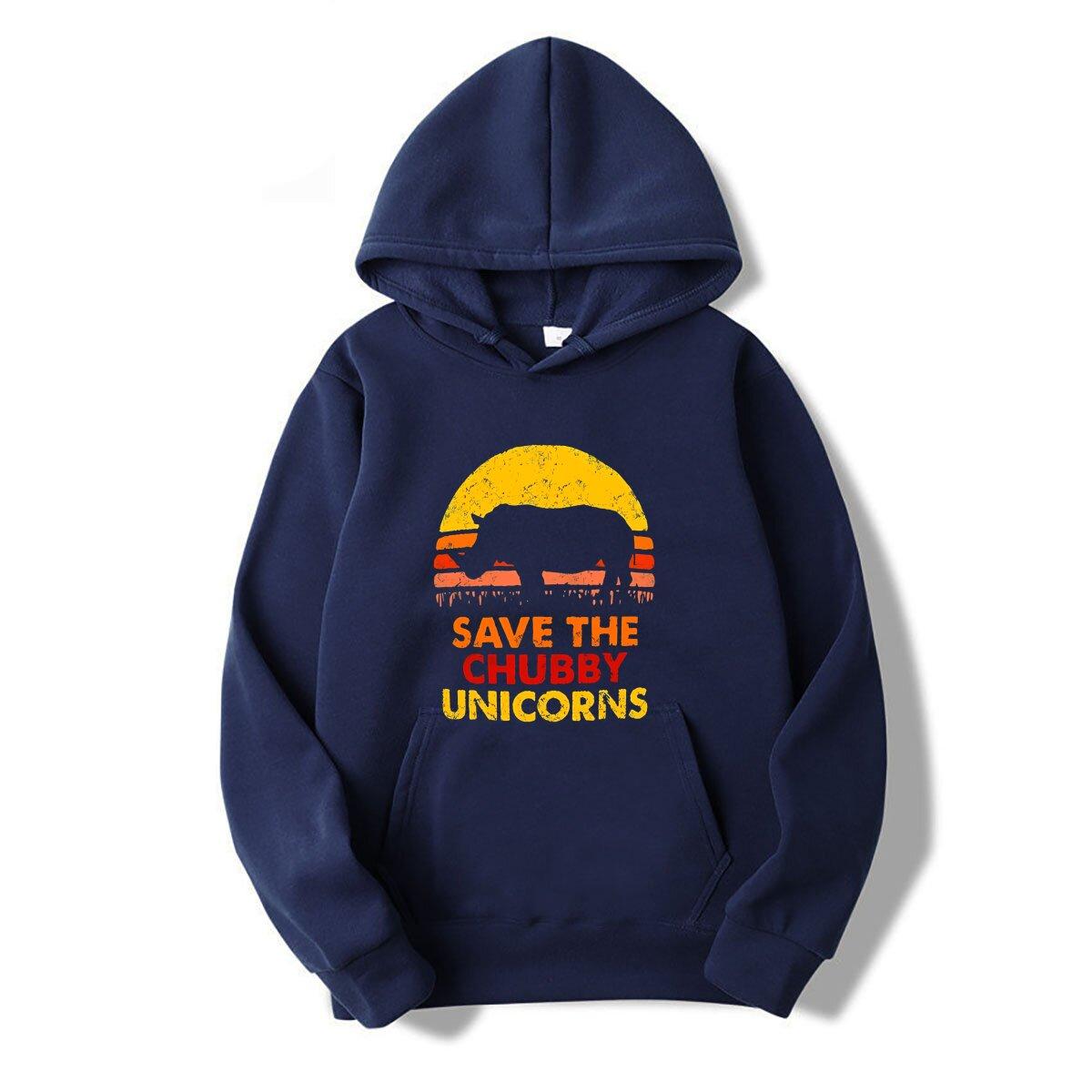 

Save The Chubby Unicorns hoodies long sleeve quick 2023 NEW hoodies Couple model 3XL