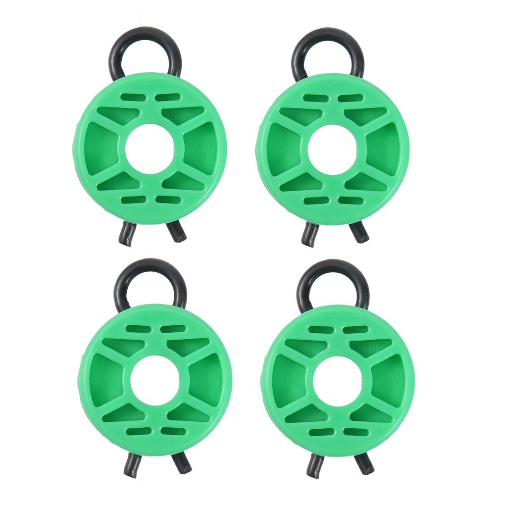 4Pcs Front Green Power Window Regulator Guide Roller Clip For Volvo 850 1993 - 1997 S70 V70 1998 - 2000 Automotive Goods 4493433