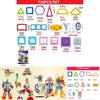 Multicolor Magnetic Building Blocks With Good Abrasion Resistance For Creative Kids