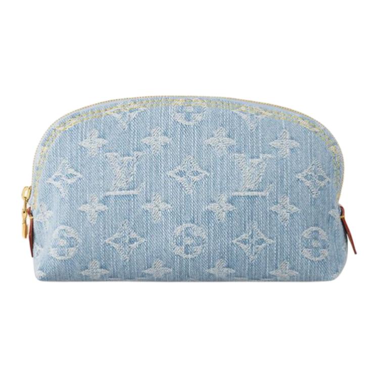 

Louis Vuitton Серія Sky Denim Сумка-клатч Косметичка Зіп-застібка з логотипом-літерою Сумка для туалетного приладдя Жіноча сумка для туалетного приладдя Синій M83616 Gift Set(Basic Set+Box+Shopping Bag)