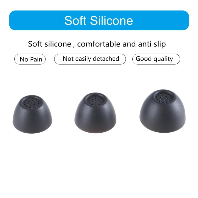1Set Silicone Eartips Set  for Buds FE Wireless Earbuds Enhances Sound Easy Installs 4 Size