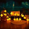 Halloween Decoration Pumpkin String Lights Portable LED Light String Holiday Decoration Lights Outdoor Indoor Home Party Decor