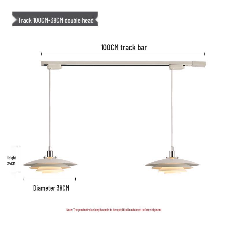 Adjustable Retractable Nordic Pendant Light - Creative Bar Island Flying Saucer Design