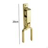 Instant Locking Gate Latch Gold Sturdy Rust Resistant Backyard Easy Install Outdoor Fence