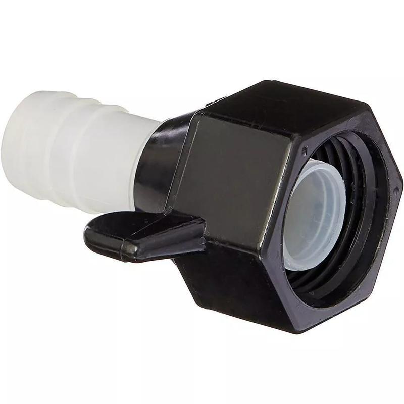 2pcs Straight Elbow Connectors 1/2" 12mm Water Pump Straight Adapter Plumbing Pump Fittings For Motorhome Caravan Hose Fittings