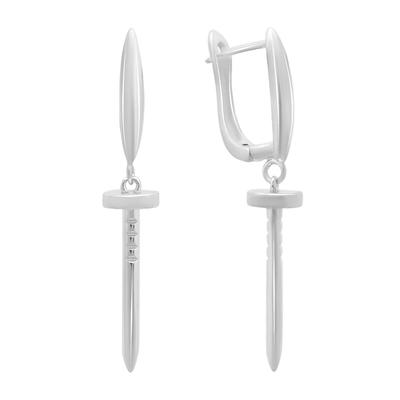 Boucles d'oreilles en argent sans pierres (2147923)