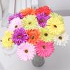 Artificial Gerbera Flowers Realistic Fake Long Stem Flower Bouquet for Vase Indoor Home Floral Arrangements Wedding Party Table Centerpiece