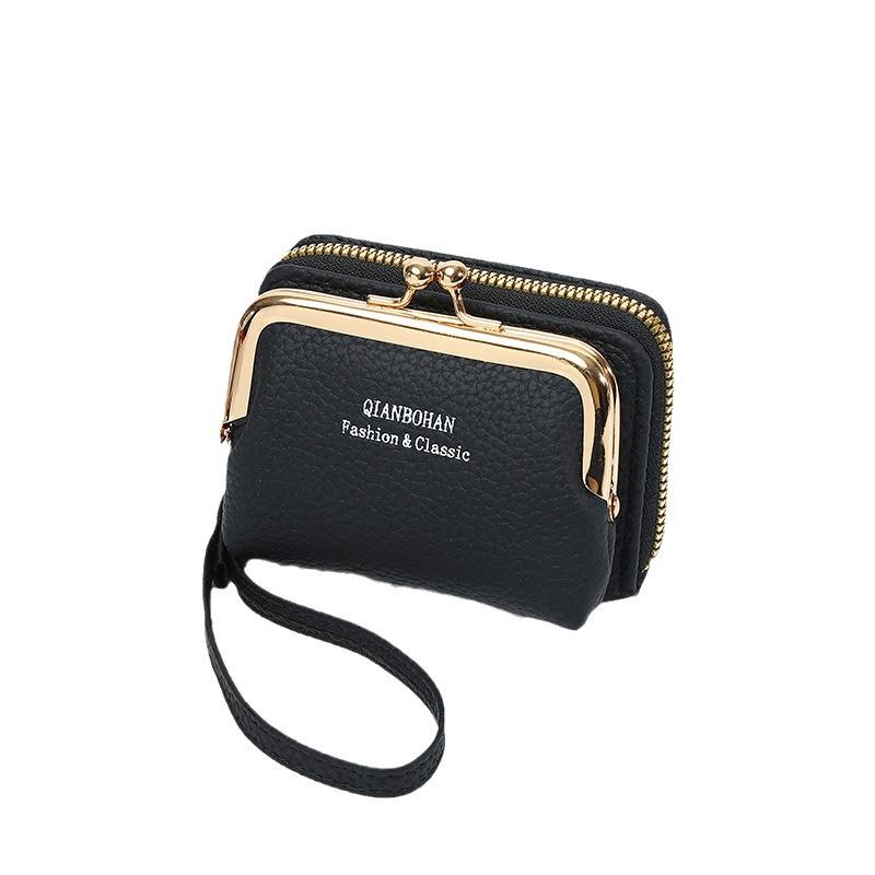 Korean Style Women's Wristlet Wallet - Accordion Coin Purse with Multi-card Slots