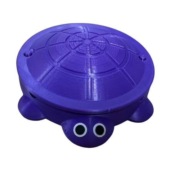 

Мини Песочница-Черепаха с Крышкой Песок Мини Инструменты Аксессуары 3D-Печать Черепаха Ящик для Хранения Песка Круглый Контейнер Детская Летняя Пляжная Игрушка A темно-фиолетового