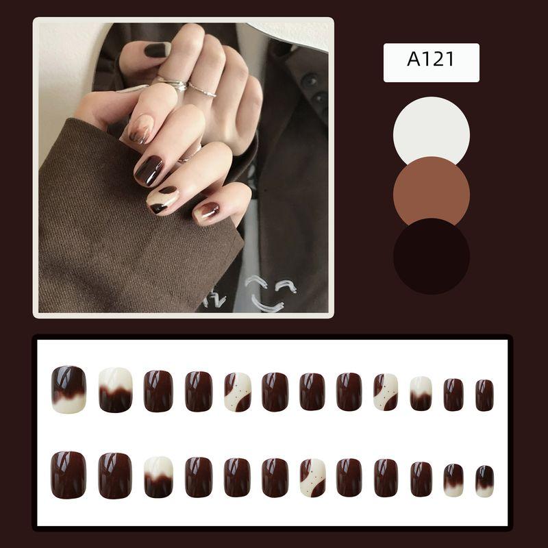 

Caramel Amber Blooming Short Autumn and Winter Black Wear Armor Dark green