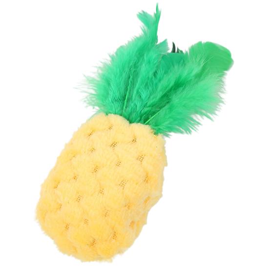 

Іграшки для котів у формі ананаса з котячою м ятою, для гризіння, чищення зубів, стійкі до укусів, товари для домашніх тварин жовтий