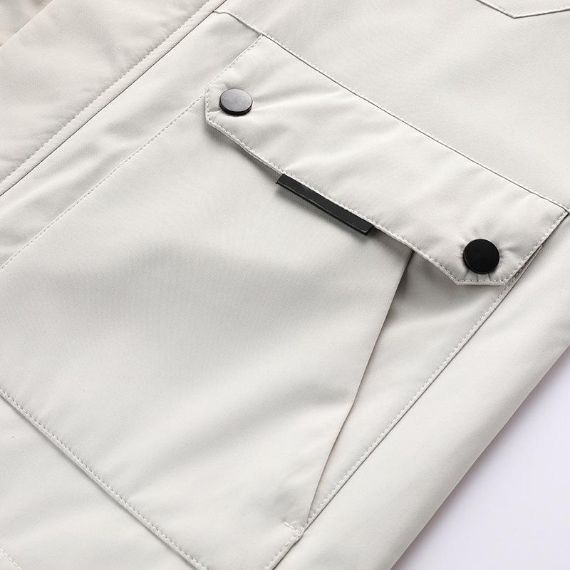 Herrenmode Lässige Windjacke Bomberjacke Wasserdichte Outdoor-Sportjacke