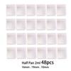Empty Full Pan Half Pans Plastic Watercolor Paint Grid Painting Supplies Paint Palette Art Supplies