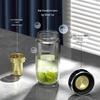 Wanxiang Silver Ion Double-Layer Antibacterial Glass Tea Cup