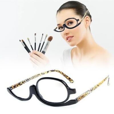 Eyewear Rotating Makeup Reading Glasses Magnifying Glasses Cosmetic Glasses Folding Eyeglasses