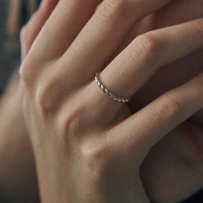 Grün [925 Silber] Five.silver.212 / Ringende