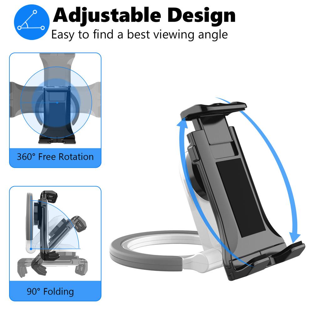 Universal Foldable Tablet Mobile Phone Stand Desktop Lazy Holder Adjustable Tablet Wall Mount Bracket Smartphone Holder For iPad