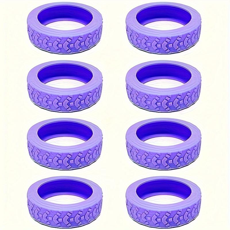 [ Shock-Absorbing Suitcase Protectors] 8pcs Luggage Wheel Covers - Quiet, Shock-Absorbing Suitcase Protectors In Assorted Colors
