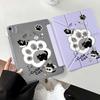 Cartoon Black Cat Y-Fold Holder Cover Tablet Case For iPad Air 4 5 M3 M2 1 2 M4 11inch Pro 2025 Mini 6 7 Pro 11th 10th 9th 8th